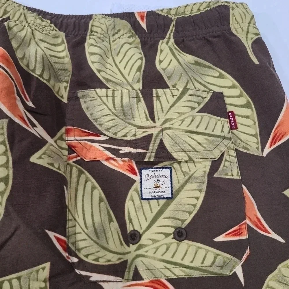 Tommy Bahama Size XXL‎ Nylon Swim Trunks Hawaiian Tropical mesh Lined